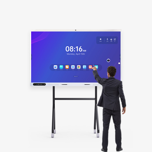 Ai Education Software 4K Interactive Smart Board for  School Meetings Digital Flat Panel for Effective Teaching