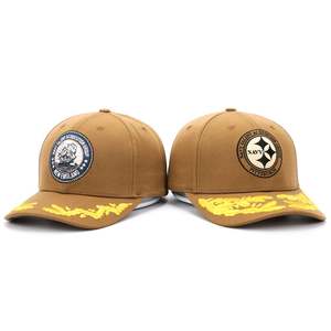 Petit quantité minimale de commande personnalisé Meidiney marque de haute qualité broderie Logo bord incurvé crochet boucle casquettes de Baseball chapeau - Product Image 3