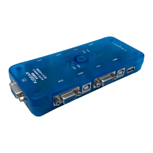 FJ-104UK-T (с обычной линией) Fjgear 4 порта USB AUTO kvm Switch vga kvm 4 хосты или другие устройства совместно используют Набор хостов и т. д.