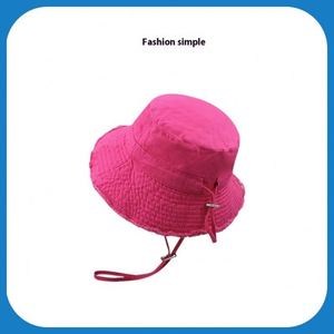 Nouvelle Collection Été 2025 – Chapeau Bob Tendance en Coton Délavé à Bords Frangés pour Femme et Homme – Protection Solaire - Product Image 3