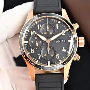 <span class=keywords><strong>Reloj</strong></span> Mecánico Automático de Lujo para Hombre, Edición Limitada, Marca de Alta Gama, Bisel de Oro Rosa, con Tacómetro de Carreras - Product Image 1