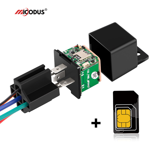 Hot Selling Fleet Management Anti Theft Hidden Motorcycle GPS Tracking Device MiCODUS MV730 Relay Car Tracker With SIM Card