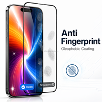 Verre trempé ultra-résistant pour iPhone 17 Pro Max, protection d'écran antichoc 45KG, verre ACG japonais de qualité supérieure, vente en gros