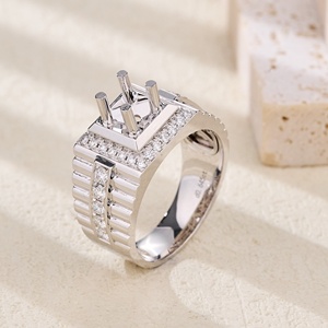 กึ่งแข็งสีขาว18K ทรงสเกลารีทรงเพชรสีขาวธรรมชาติกึ่งแข็งทอง18K ออกแบบมาสำหรับเครื่องประดับชั้นดี - Product Image 3