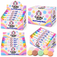 OEM/ODM Vente en gros Tablette personnalisée à saveur de fruits Bonbons Gaufrettes Collations dures rondes en vrac avec marques privées