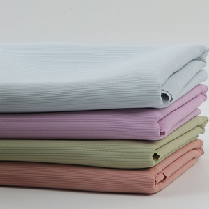 ผ้าทอโพลีเอสเตอร์ 100% หนา 195gsm ลายทาง เนื้อสัมผัสนุ่ม ระบายอากาศได้ดี ป้องกันไฟฟ้าสถิตย์ เหมาะสำหรับชุดแฟชั่นและชุดสูท ขายส่ง - Product Image 2