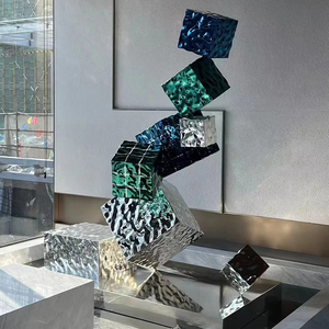 Tùy Chỉnh Tay Mô Hình Nghệ Thuật Trừu Tượng Nhà Khách Sạn Biệt Thự Trang Trí Handmade Thủ Công Thanh Lịch Trang Trí Điêu Khắc Sợi Thủy Tinh Nghệ Thuật - Product Image 3