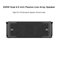 Speaker Line Array Pasif Dual 6.5 Inch Berkualitas Tinggi Cocok untuk Peralatan Suara/Amplifier/Speaker