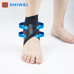 Shiwei Hot Melt Adhesive <b>Ankle</b> Brace 3011 Adjustable Two Way Pressure <b>Support</b> For Football Adults Unisex - Product Image 2