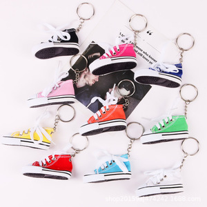 Mini llavero bonito de zapatillas de lona, zapatos de tenis, llavero, zapatos deportivos, llaveros para mujeres y hombres, bolso, colgantes, regalo para parejas y amigos - Product Image 3