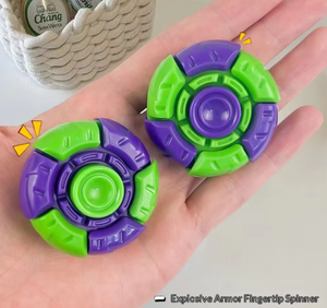 Vente en gros - Meilleure vente - Jouet anti-stress amusant en plastique pour enfants et adultes, Fidget Spinner silencieux avec roulement 608 à rotation durable - Product Image 3