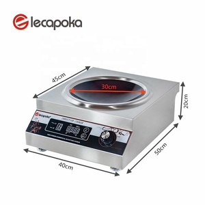 Cocina de Wok cóncava de acero inoxidable importador comercial de 5000 vatios, Cocina de Inducción comercial eléctrica de cerámica para uso doméstico - Product Image 3