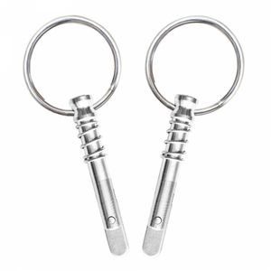 Perno de resorte de acero inoxidable de 50 mm con anillo para piezas de repuesto de herrajes marinos - Product Image 2