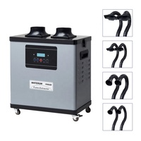 Nouvel extracteur de fumée de soudage numérique 200W F6002D avec filtres à 3 couches et pré-filtre pour station de soudage double