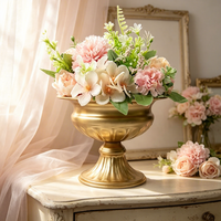 PROMOTION EXCEPTIONNELLE : Mini Urne Art Déco Faite à la Main, Support de Plante, Vase de Table, Porte-Fleurs pour la Maison, Anniversaires et Événements, Décoration Intérieure
