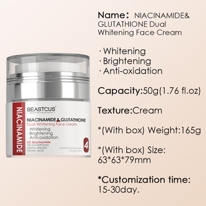 <span class=keywords><strong>Crème</strong></span> pour le visage éclaircissante et hydratante avec niacinamide, glutathion pour la <span class=keywords><strong>crème</strong></span> de <span class=keywords><strong>nuit</strong></span> et <span class=keywords><strong>crème</strong></span> blanchissante pour le visage taches brunes - Product Image 6