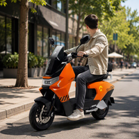 Nouvelle moto électrique Garow 2000w 3000w 48V110Ah avec batterie au lithium, autonomie de 120 km, scooter électrique pour la livraison de nourriture