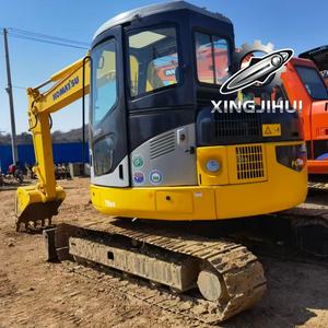 Excavatrice d'occasion Komatsu 78US-6, marque japonaise d'origine, 7 tonnes, petite taille, sur chenilles en caoutchouc. - Product Image 6