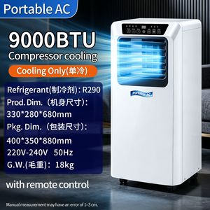 Climatiseur portable 9000 Btu, machine tout-en-un 12000 pour le chauffage et le refroidissement / Climatisation mobile Chigo, déshumidificateur puissant - Product Image 1