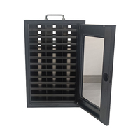 Boîte de rangement pour téléphones en acier, 32, 36, 38, 46 ou 48 emplacements, avec serrure à clé, fixation murale, pour le rangement des appareils mobiles en classe
