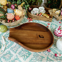 Sous-verres d'ustensiles en bois pour la décoration de la maison Sous-verres de thé Cadeaux en bois Tapis et tampons
