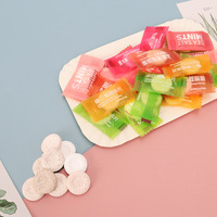 Bonbons à croquer OEM sous marque privée, saveur menthe, sel marin, vitamine C et écorce de mandarine, pour améliorer la mémoire et favoriser le sommeil, collation pour les clients