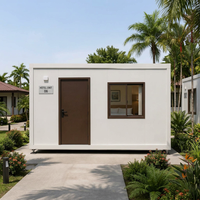 Casa Contenedor Plegable Portátil de 20 pies, Vivienda Prefabricada Pequeña, Instalación Rápida, Estructura de Acero Modular, Almacén Ecológico