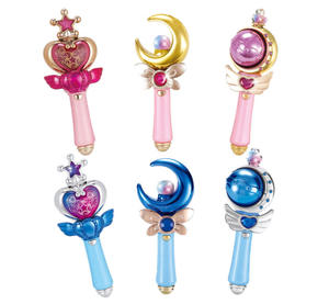 RICHSHINING - Juguete Luminoso al por Mayor para Niños, Cetro de <span class=keywords><strong>Reina</strong></span> con Música, Varita de Princesa LED con Forma de Corazón y Luna para Regalo Exquisito en Días Festivos - Product Image 6