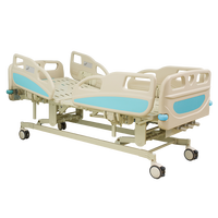 Lit médical en alliage d'aluminium LLF, classe II, pour hôpital, soins infirmiers, usage domestique, lit mobile doublement réglable avec ouverture pour toilettes, ISO9001/CE