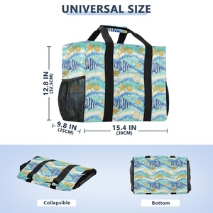 Sac fourre-tout ultime Aloha Hawaii personnalisé, sac de plage et d'épicerie réutilisable, sac fourre-tout en toile grande capacité, panier de rangement anti-poussière - Product Image 3