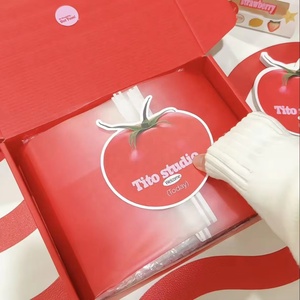 Tùy chỉnh Kraft hộp bưu phẩm cho quần áo T-shirt thể hiện vận chuyển gấp sóng giấy Bao bì hộp - Product Image 1