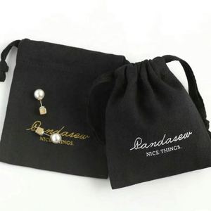 Design Printed Size Color Fabric Drawstring <b>Gift</b> Bag With Custom Logo for Jewelry and <b>Gifts</b> - Product Image 1