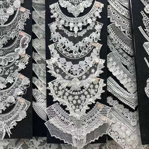 2025 accesorio de ropa cuello encaje flor bordado encaje cuello para ropa - Product Image 5