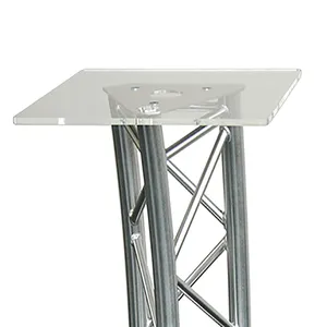 Truss pantalla caso mostrar de aluminio podio atril de Truss