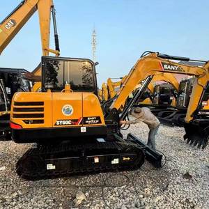 Mini-excavatrice SANY 60C d'occasion certifiée, 6 tonnes, sur chenilles, avec moteur CE - Matériel d'occasion en provenance de Chine - Product Image 1