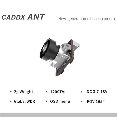 Caddx ANT 1200TVL Global WDR OSD 1.8mm Ultra Light FPV Nano Camera 4/3 for RC FPV Tinywhoop Cinewhoop Toothpick Mobula6
