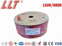 Mica résistant au feu ruban bouclier 2 noyaux x 1.5 mm² d'alimentation et câble d'alarme incendie