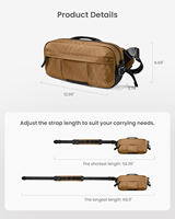Mochila Bandolera Impermeable de Nailon X Fabric PAC, Personalizada de Fábrica BSCI, Resistente al Agua, para Viajes