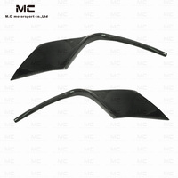 Pièces extérieures automobiles Couteau à vent arrière en fibre de carbone de style O pour Porsche 911 992 2018 + Carrera Targa Répartiteur arrière Canard