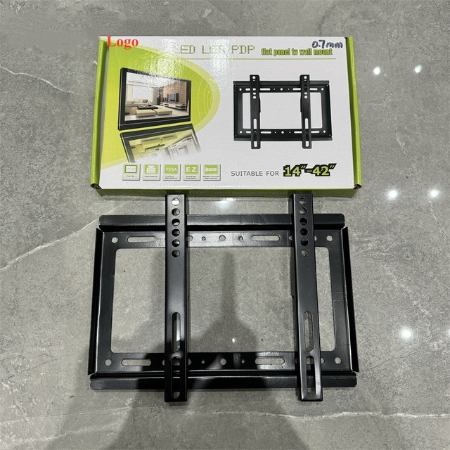 Best-selling Fixed TV Wall Mount Stand for LCD LED 14-42 Inch TVs VESA 75*75 to 200x200mm