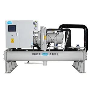 Trên bán Máy làm lạnh 100 tấn 100 HP làm mát bằng nước hệ thống điều hòa không khí Máy làm lạnh nước đơn vị sẵn sàng để tàu tại kho