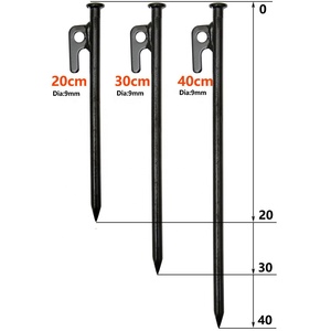 JW-019 <span class=keywords><strong>Venta</strong></span> caliente de tierra de acero de las estacas de la tienda peg para tienda de espaã a - Product Image 2