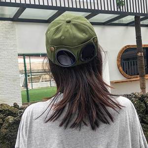 2022 New Fashion Street Style Dad Hat Unisex <strong>Army</strong> Green Sports <strong>Cap</strong> High Quality Pilot Glasses Baseball <strong>Cap</strong> - Product Image 3