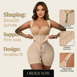 Body gainant post-partum à haute compression pour le contrôle du ventre, sans couture, pour femmes, idéal pour la récupération post-chirurgie - Product Image 2
