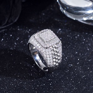 Anillo Ancho para Hombre, Estilo Hip Hop <span class=keywords><strong>Rock</strong></span>, con Circonitas Sintéticas, Diseño Vintage, Ideal para Regalo - Product Image 4