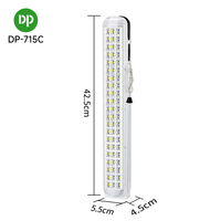 Lampe d'urgence de camping en gros d'usine DP Batterie rechargeable DP Charge solaire