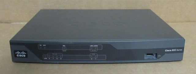 C881-K9 ISR Integrated Services Router 10100 4-Port Firewall Security 1U
