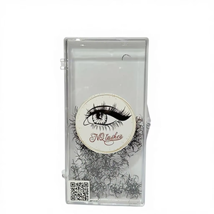 Extensiones de Pestañas NQ LASH Modelo 001 Hechas a Mano, Volumen 6D, 100 Abanicos Preformados, Pelo Sintético PBT Suelto, Natural y Suave, 12 Filas, Puntiagudas - Product Image 1