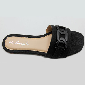 Nuove <span class=keywords><strong>infradito</strong></span> piatte da spiaggia antiscivolo <span class=keywords><strong>nere</strong></span> estive alla moda comode <span class=keywords><strong>infradito</strong></span> da <span class=keywords><strong>donna</strong></span> a tacco basso antiscivolo all'ingrosso - Product Image 2