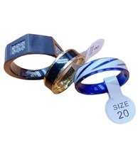 Nouveautés 2026 – Vente en gros de bagues de mode en acier inoxydable haut de gamme, tailles et designs variés, pour hommes et femmes